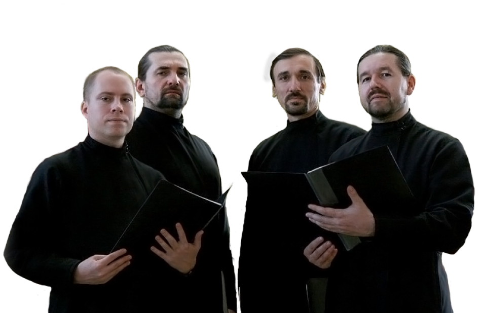 Фото всех членов вокального квартета Притча.